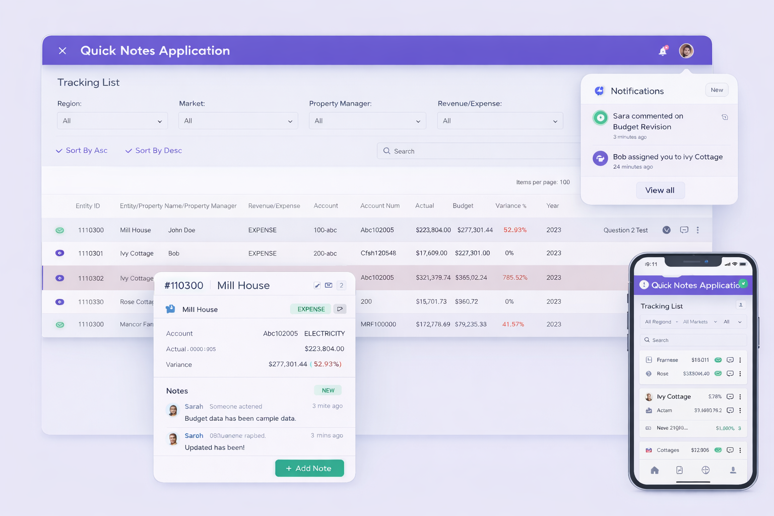Quick Notes Application